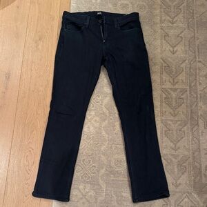 PAIGE Men's Dark Blue Straight Jeans